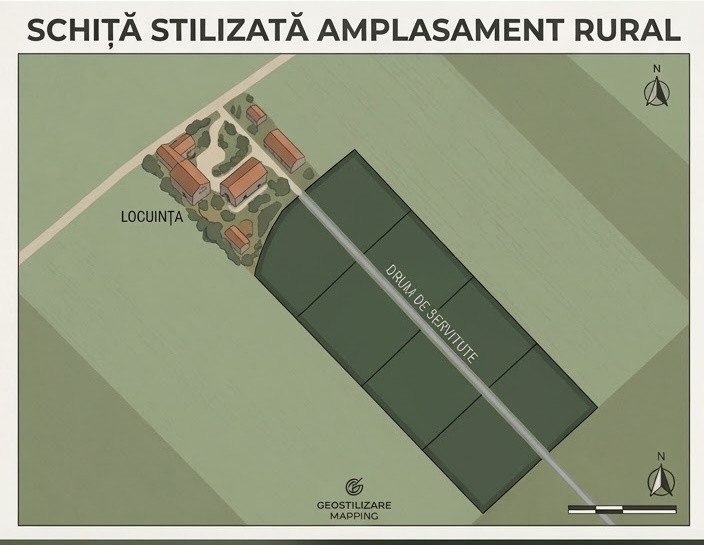 3 loturi de teren 906 mp fiecare in Lilieci, Com. Sinesti