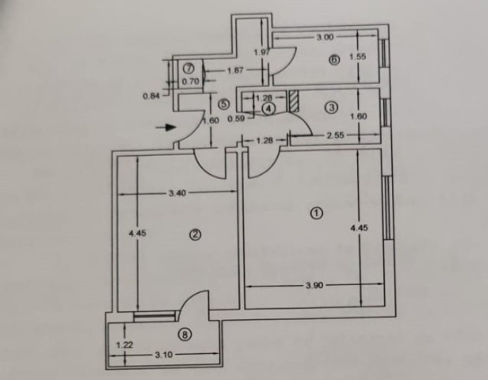 2 camere Titan, pretabil investitie